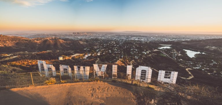 Drug and Alcohol Rehab in LOS ANGELES County, CALIFORNIA - The Hollywood sign overlooking Los Angeles. The iconic sign was originally created in 1923.
