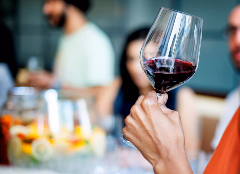 Wine Casual Fine Dining Drink Concept